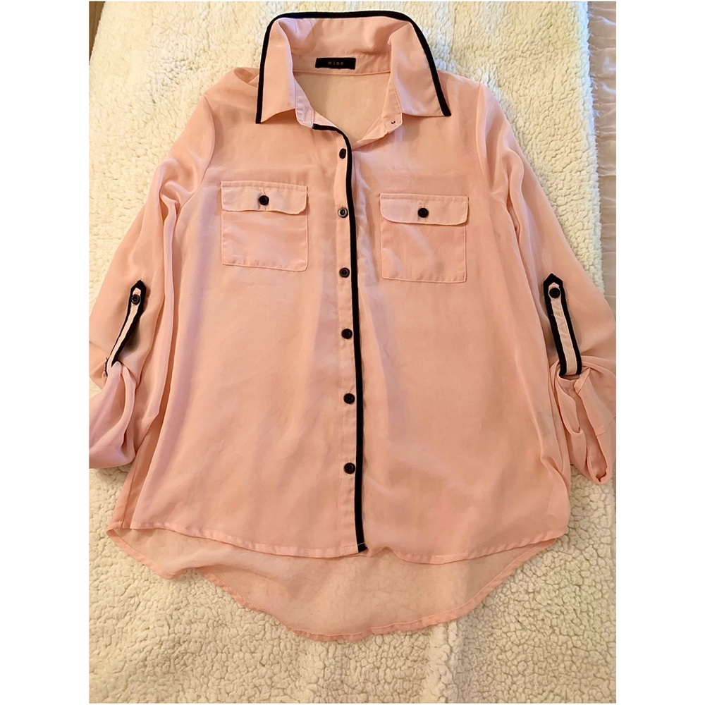 Peach blouse